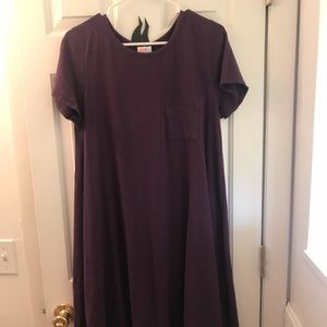Solid Purple Carly Lularoe dress